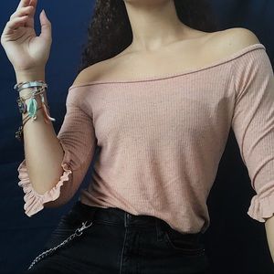 Girly Off The Shoulder Top
